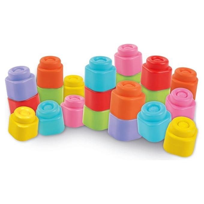 Image of Clementoni Confezione 20 Mattoncini Set Costruzioni Prima Infanzia