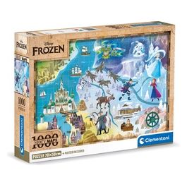 Disney Maps Frozen Puzzle 1000 Pezzi