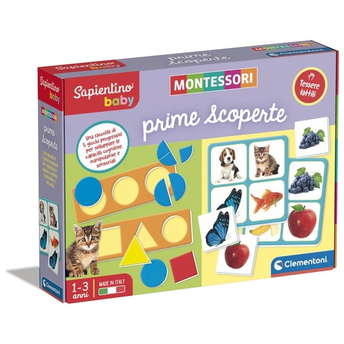 Clementoni Edu Baby Montessori Prime Scoperte