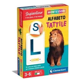 Educativo Montessori Carte Alfabeto Tattile