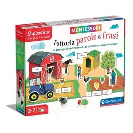 Clementoni Educativo Montessori Fattoria Parole e Frasi