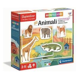 Clementoni Educativo Montessori Gli Animali
