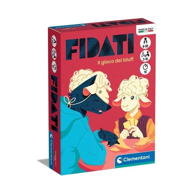 Clementoni Fidati Gioco di Bluff Carte da Gioco
