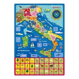 Clementoni Geo Puzzle Magnetico Italia