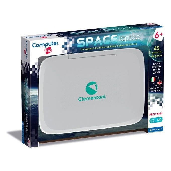 Image of Clementoni Gioco Educativo Computer Kid Space Laptop interattivo