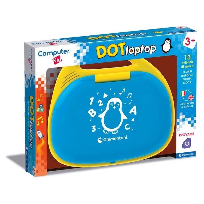 Image of Clementoni Gioco Educativo Computer Kid Primo Laptop DOT