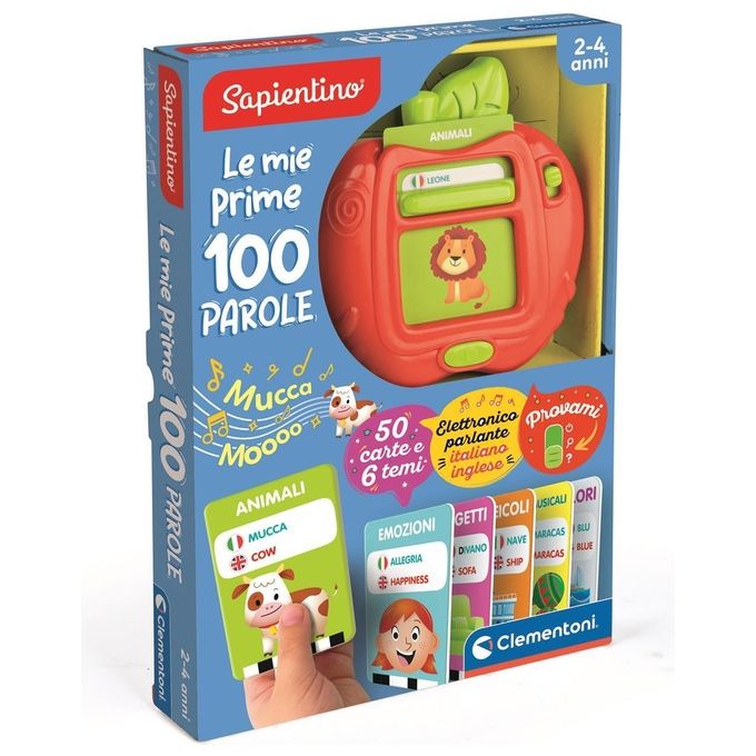 Image of Clementoni Gioco Educativo Sapientino Le mie Prime 100 Parole