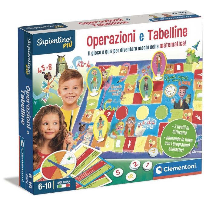 Image of Clementoni Gioco Educativo Sapientino Operazioni e Tabelline