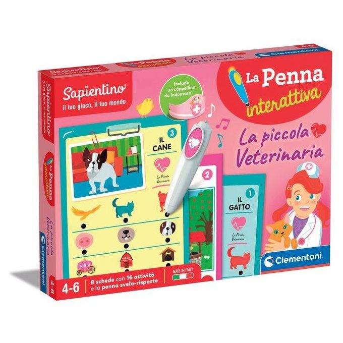Image of Clementoni Gioco Educativo Sapientino la Piccola Veterinaria