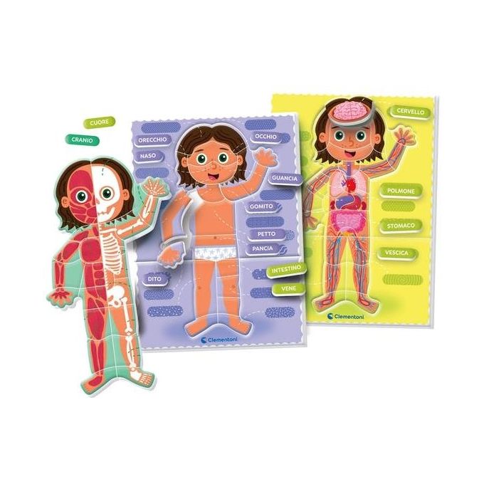 Image of Clementoni Gioco Educativo Sapientino Baby Montessori Il Corpo Umano