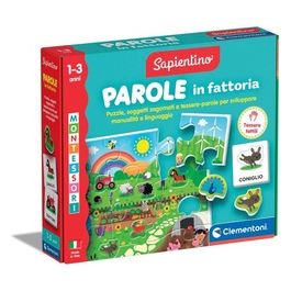 Gioco Educativo Sapientino Baby Montessori Parole in Fattoria