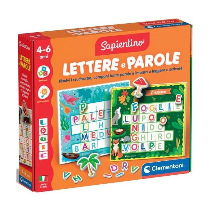 Image of Clementoni Gioco Educativo Sapientino Baby Montessori Lettere e Parole