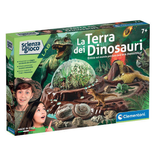 Clementoni Gioco Educativo Scienza e Gioco La Terra dei Dinosauri