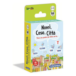 gioco di carte nomi cose città educativo per bambini 50 carte italiano 7 anni