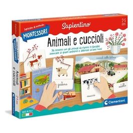 Clementoni Gli Animali e i Loro Cuccioli Montessori