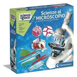 Clementoni Lab Laboratorio Microscopio per Bambini Ottico