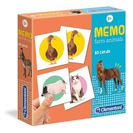 Clementoni Memo Games Animali Fattoria