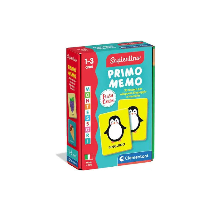 Clementoni Montessori Primo Memo Flashcards