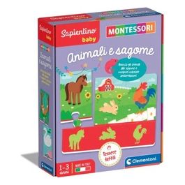 Clementoni Montessori Sapientino Baby Animali e Sagome