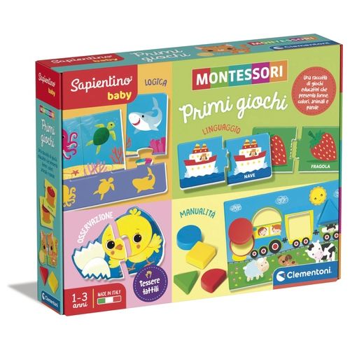 Clementoni Montessori Sapientino Baby Primi Gioco Educativo