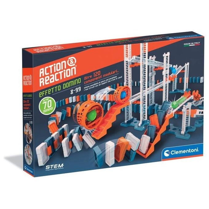 Image of Clementoni Playset Pista Azione e Reazione Domino Effect