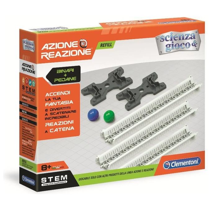 Image of Clementoni Playset Pista Azione e Reazione Espansione Binari + Pedane