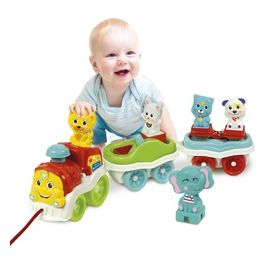 Clementoni Playset Pista Baby Trenino degli Animali