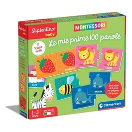 Clementoni Prescolare Montessori Prime 100 Parole