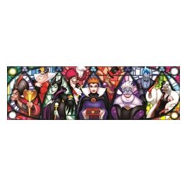 Puzzle da 1000 Pezzi Panorama - I Cattivi Disney