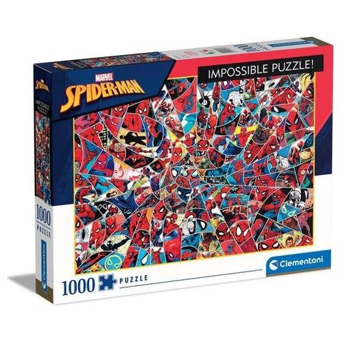 Clementoni Puzzle da 1000 Pezzi Impossible Puzzle: Spiderman