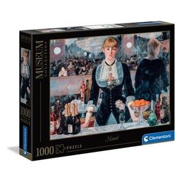 Clementoni Puzzle da 1000 Pezzi Museum Collection Manet: A Bar at The Folies Bergiere