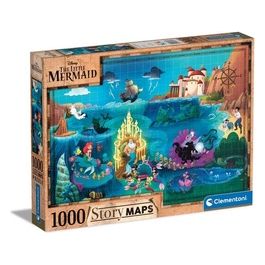 Puzzle da 1000 Pezzi Story Maps - La Sirenetta