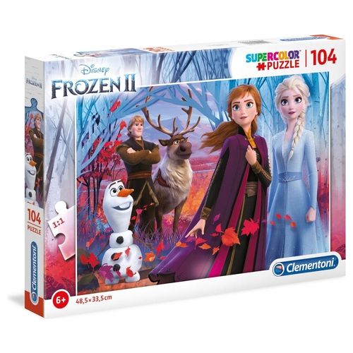 Clementoni Puzzle 104 Pezzi Maxi Frozen II