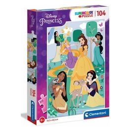 Clementoni Puzzle da 104 Pezzi Principesse Disney