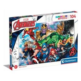 Clementoni Puzzle da 104 Pezzi Supercolor: Avengers