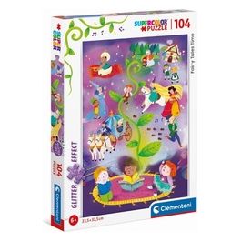 Puzzle da 104 Pezzi Glitter Fairy Tales Time