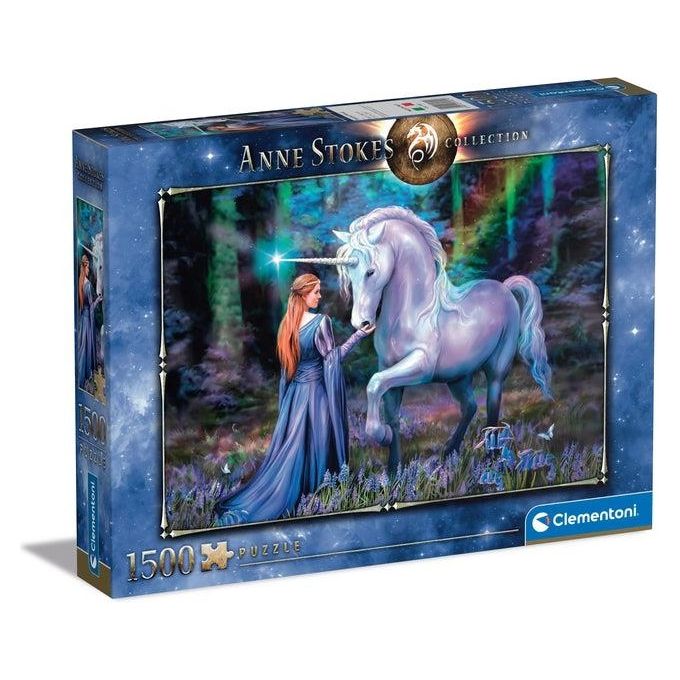 Image of Clementoni Puzzle 1500 Pezzi Anne Stokes Bluebell Wood