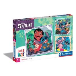 Puzzle 48 Pezzi Stitch Tris Supercolor