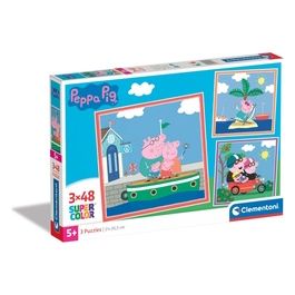 Puzzle 48 Pezzi Peppa Pig Tris Supercolor