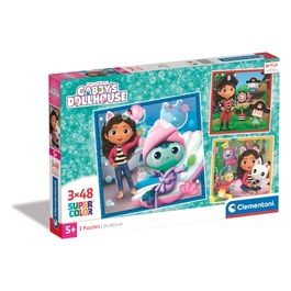 Puzzle 48 Pezzi Gabby's Dollhouse Tris Supercolor
