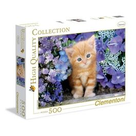 Clementoni Puzzle 500 Gattino Rosso