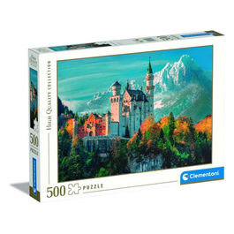 Clementoni Puzzle da 500 Pezzi Castello di Neuschwanstein