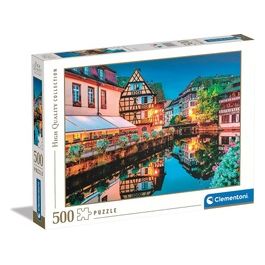 Clementoni Puzzle da 500 Pezzi Strasbourg Old Town