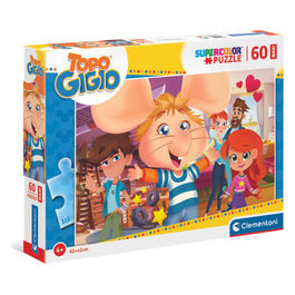 Clementoni Puzzle da 60 Pezzi Maxi Topo Gigio