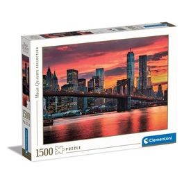 Clementoni Puzzle High Quality Collection East River At Dusk 1500 Pezzi