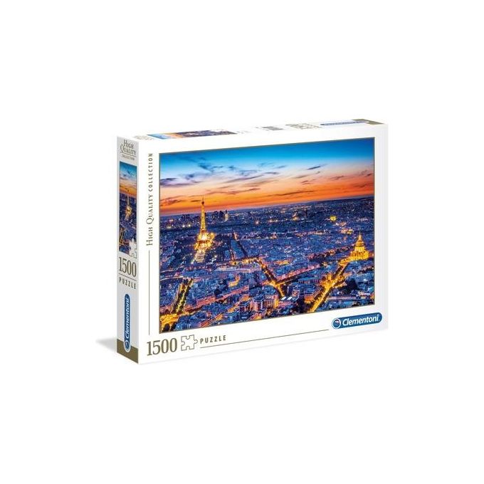 Clementoni Puzzle High Quality Collection Paris View 1500 Pezzi