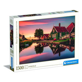 Clementoni Puzzle High Quality Collection Zaanse Schans 1500 Pezzi