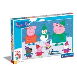 Clementoni Puzzle Peppa Pig 104 Pezzi Maxi