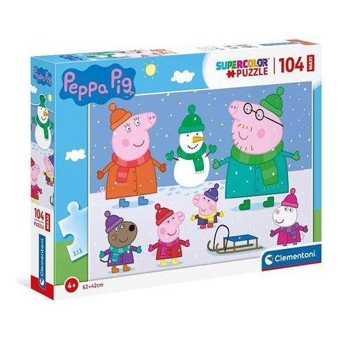 Clementoni Puzzle Peppa Pig 104 Pezzi Maxi