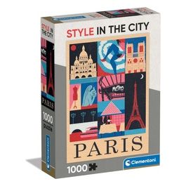 Puzzle Style in The City Paris 1000 Pezzi